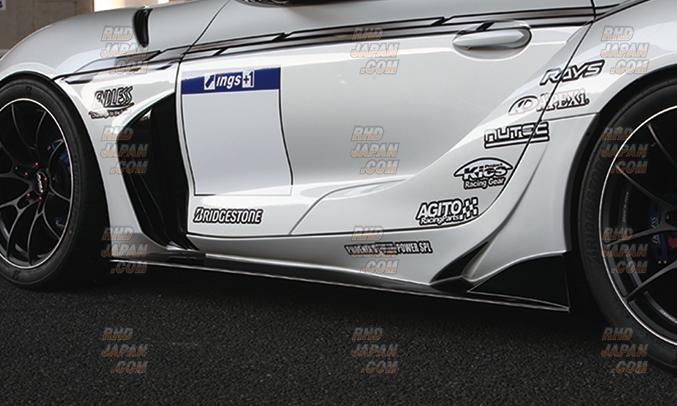 ings N-Spec Wide Aero Fender Kit Front FRP - GR Supra - RHDJapan